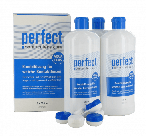 perfect Aqua Plus mit Hyaluronat und Allantoin (3x360ml+1 flacher Behälter)