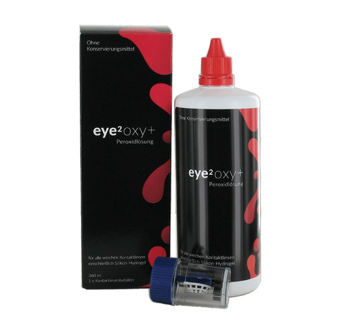 eye2 oxy+ Peroxidlösung (360ml + 1 Linsenbehälter mit Platindisk)